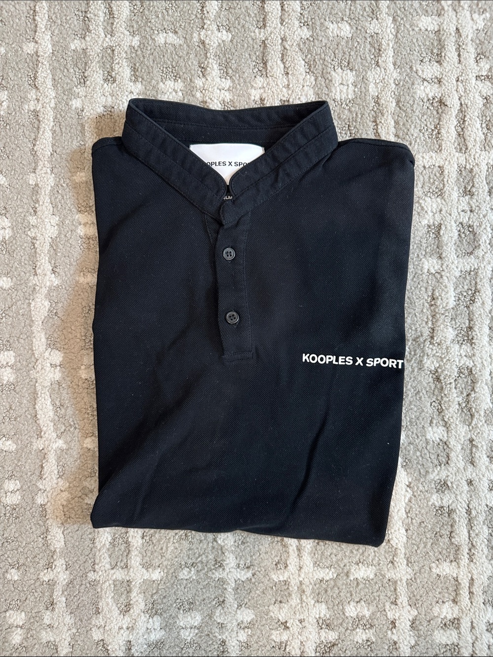 Kooples Men's Black Polo Shirt
